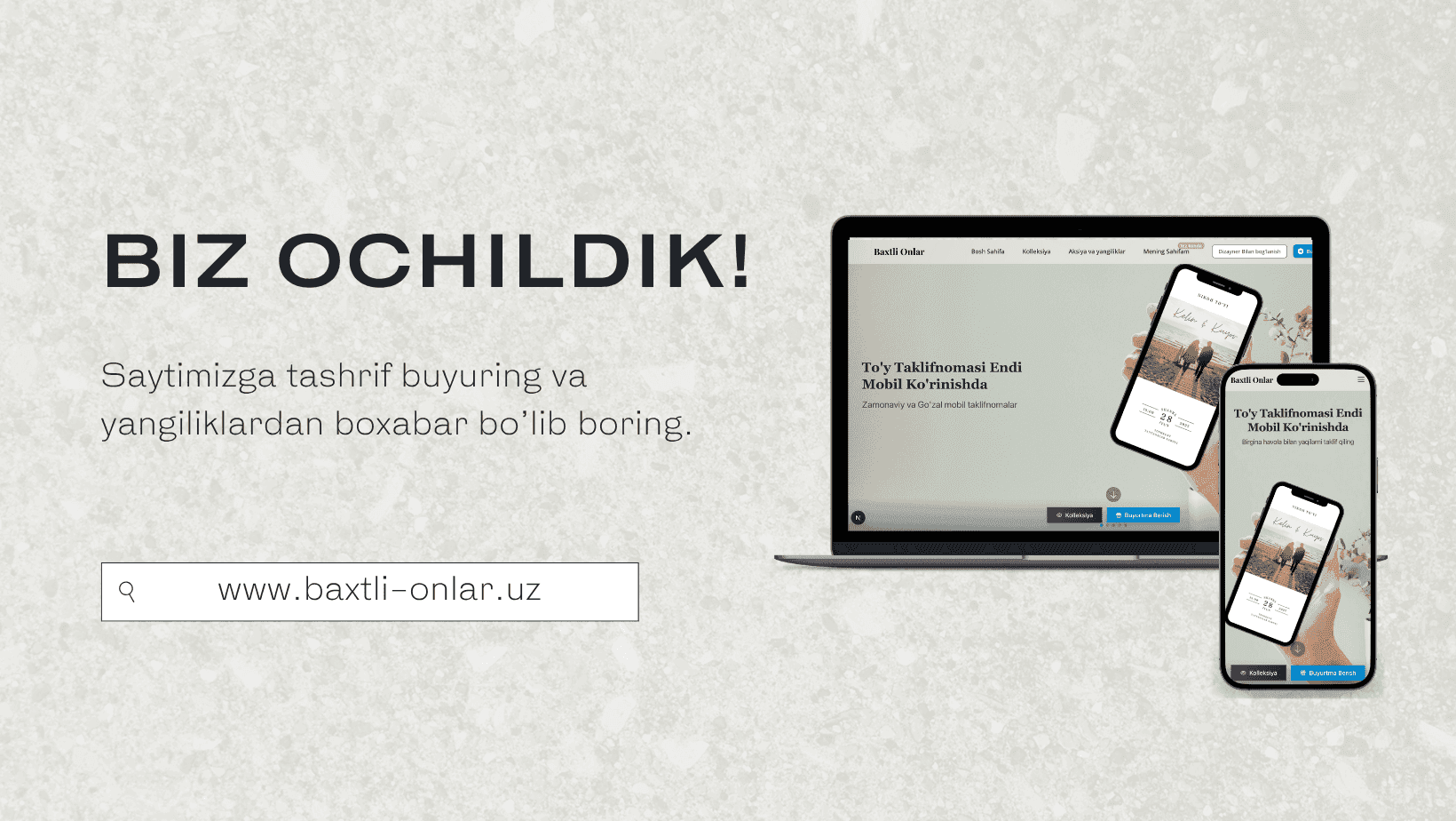 Baxtli onlar o'z faoliyatini boshladi