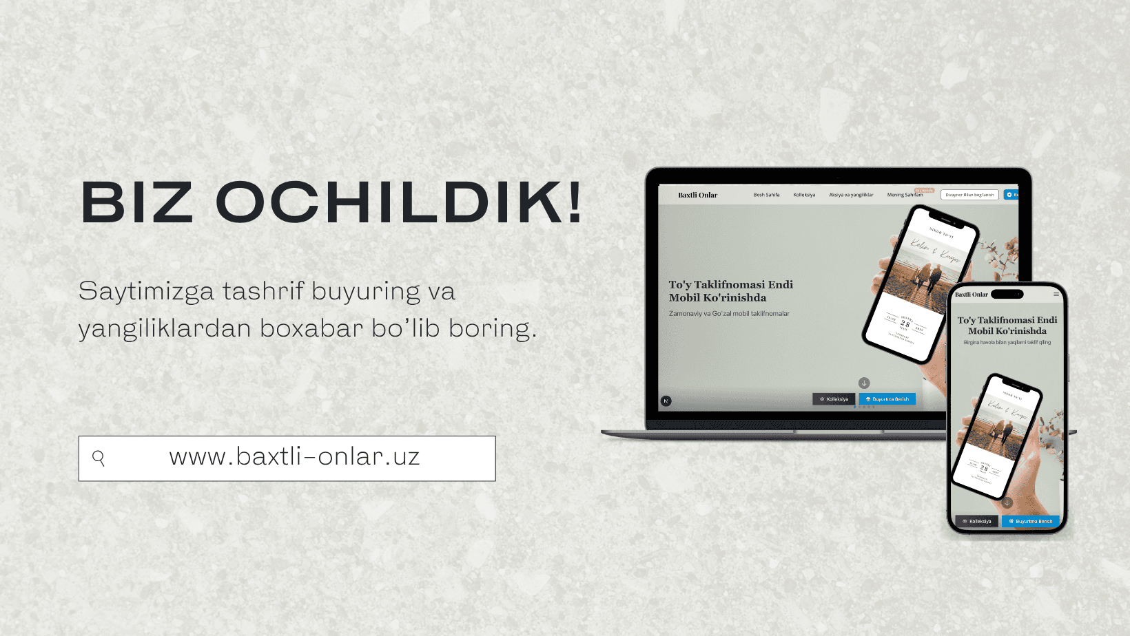 Baxtli onlar o'z faoliyatini boshladi